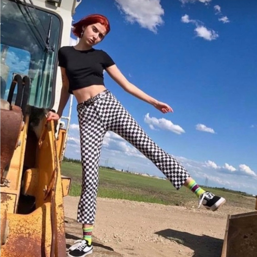 Unif Apex Checkered Pants - image 7